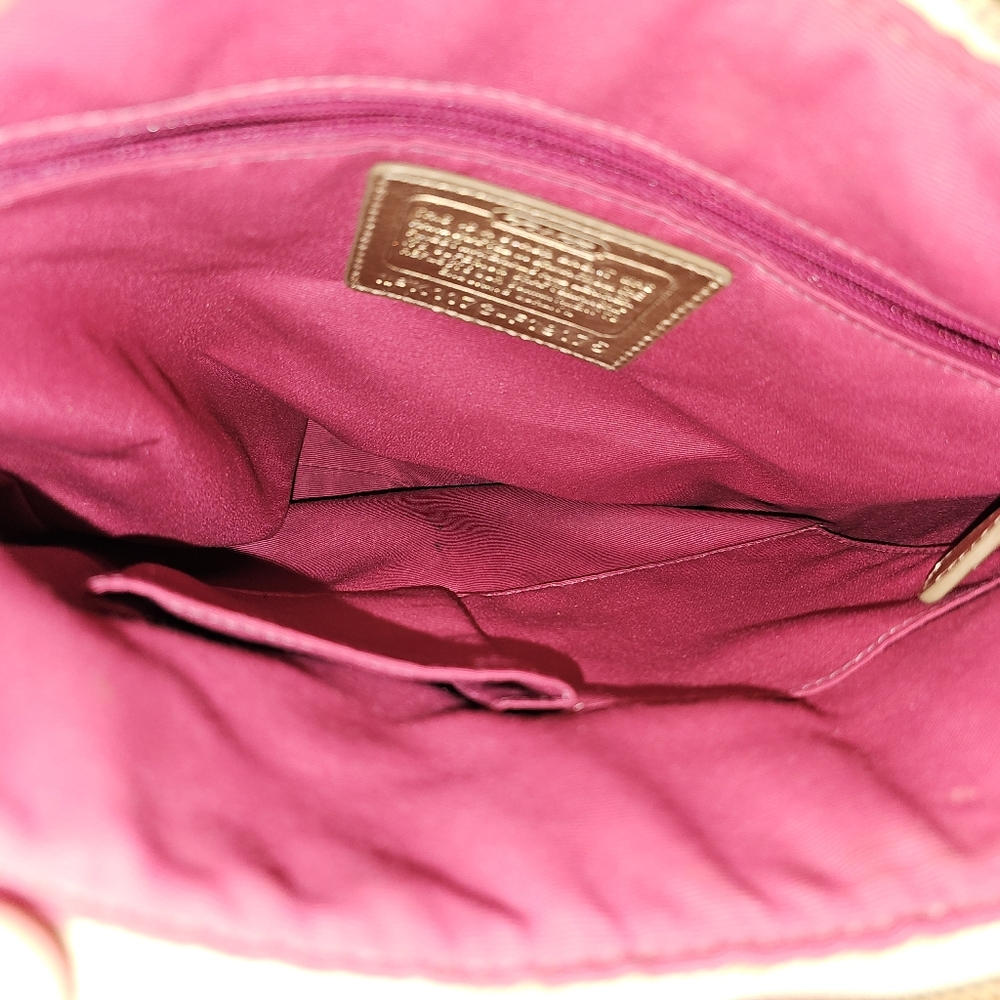 Coach Peyton Tattersall File Crossbody Project Bag - Picture 6 of 13